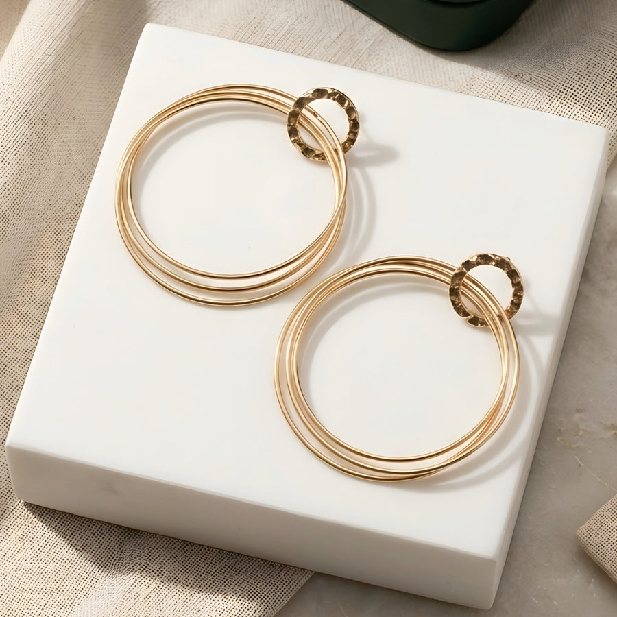 Classic Gold Hoop Earrings