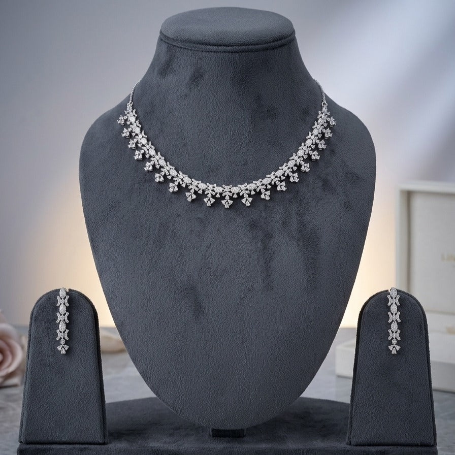 Royal Pearl Statement Necklace Set